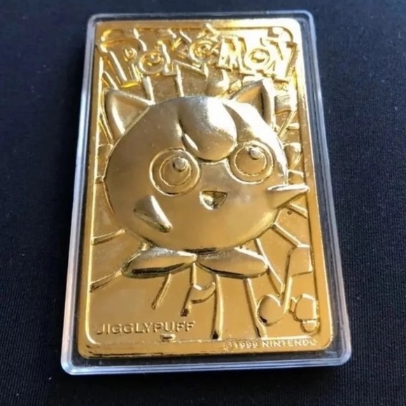 Jigglypuff Gold-plated Promo Card Pokémon - Picture 1 of 2